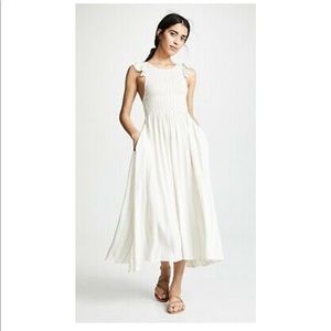 Free People Butterflies Chambray Midi Dress